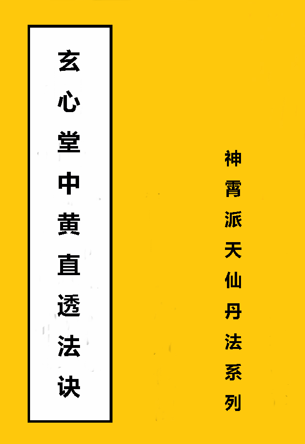 神霄派天仙丹法系列中黄直透法诀课程电子版（玄心堂）升级版