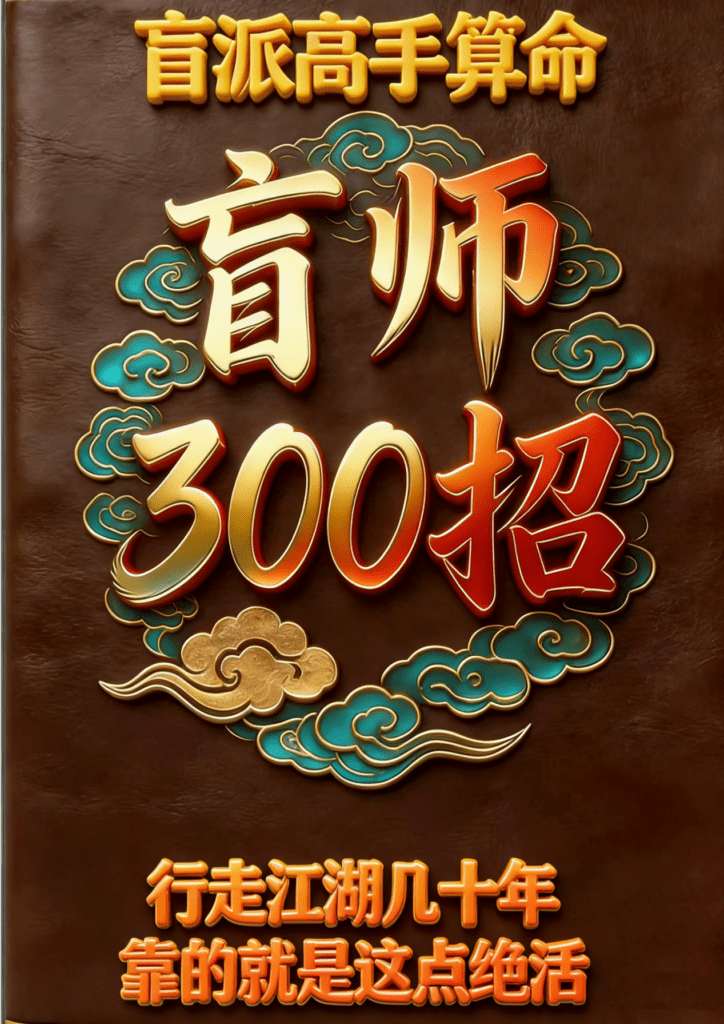 盲派高手算命盲师300招369页电子版