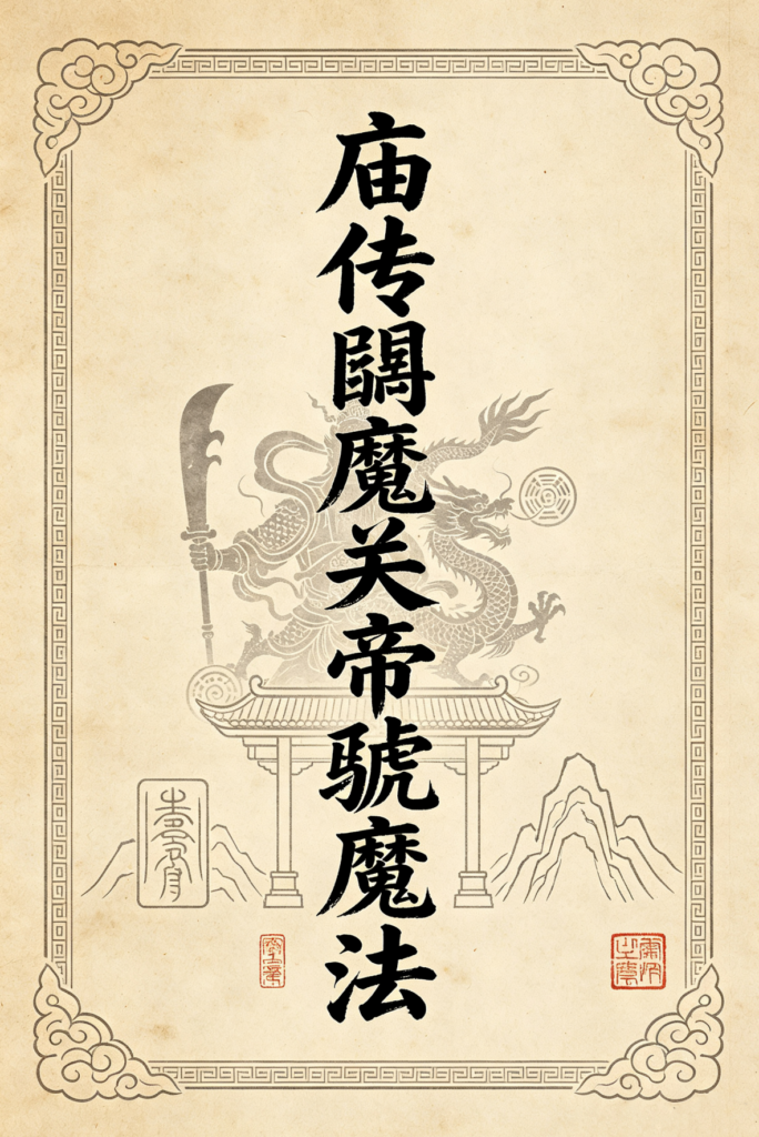 庙传馘魔关帝虢魔法讲义41页电子版