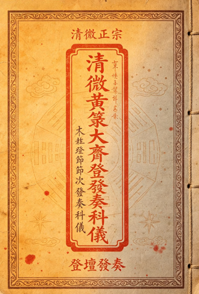 清微黄箓大齐登壇节次发奏科仪259页电子版